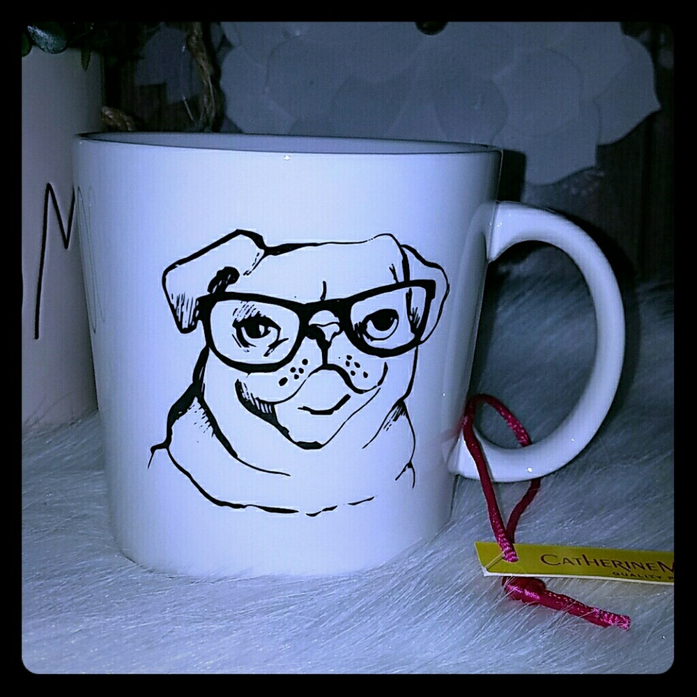 Catherine Malandrino porcelain dog mug